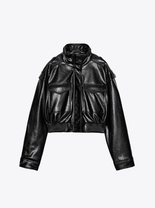 Veste en cuir Sienna